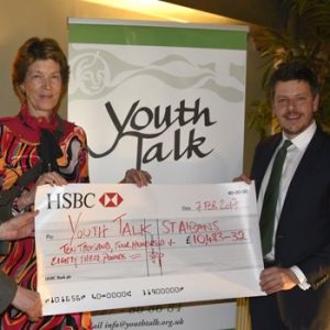 Dream Team Charity Dinner - cheque